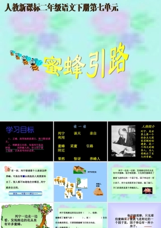 《蜜蜂引路》教学课件1