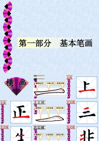 硬笔书法第一讲