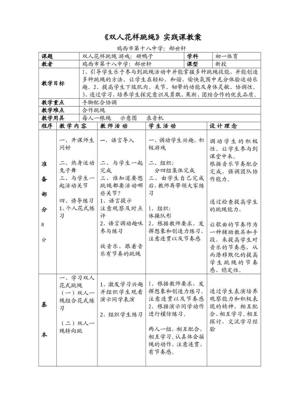 双人花式跳绳_第1页