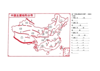 中国地形图1