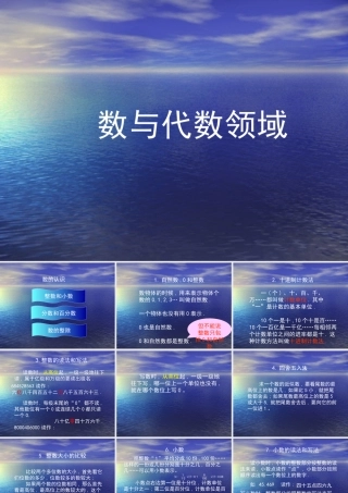 小学数学《数与代数的复习》教学课件