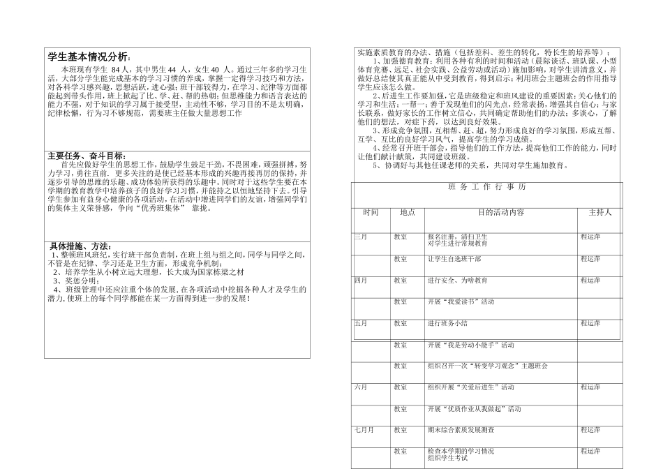 四年级下期班务_第1页