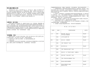 四年级下期班务