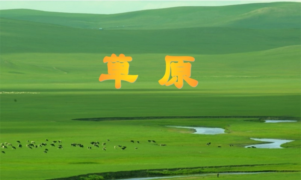 《草原》课件 (2)