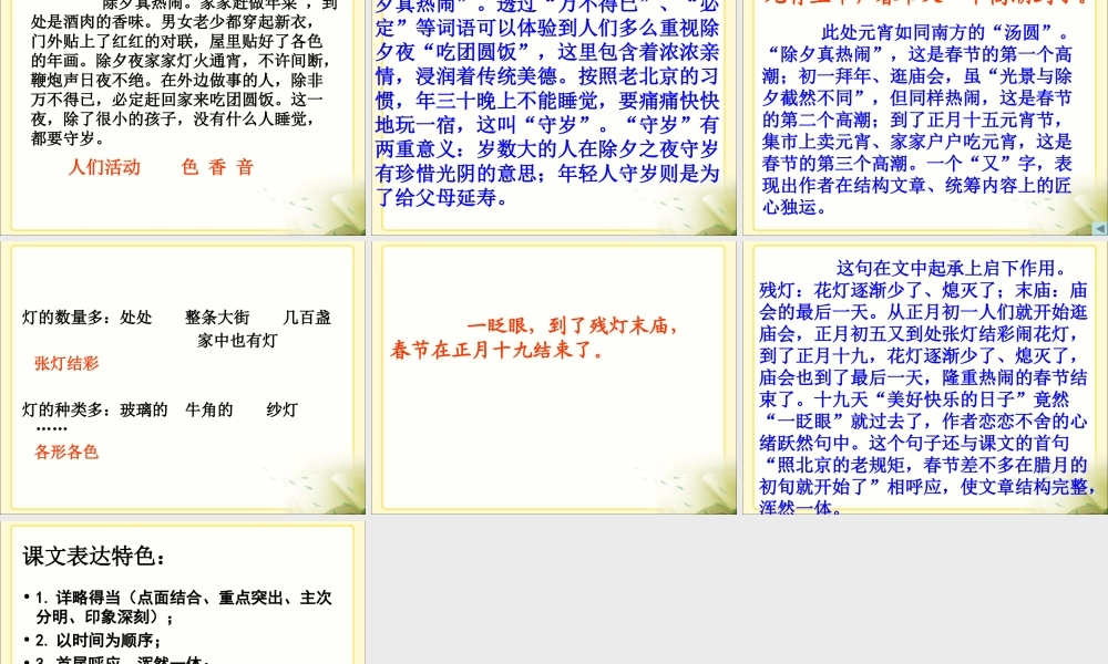 《北京的春节》教学课件2 (2)