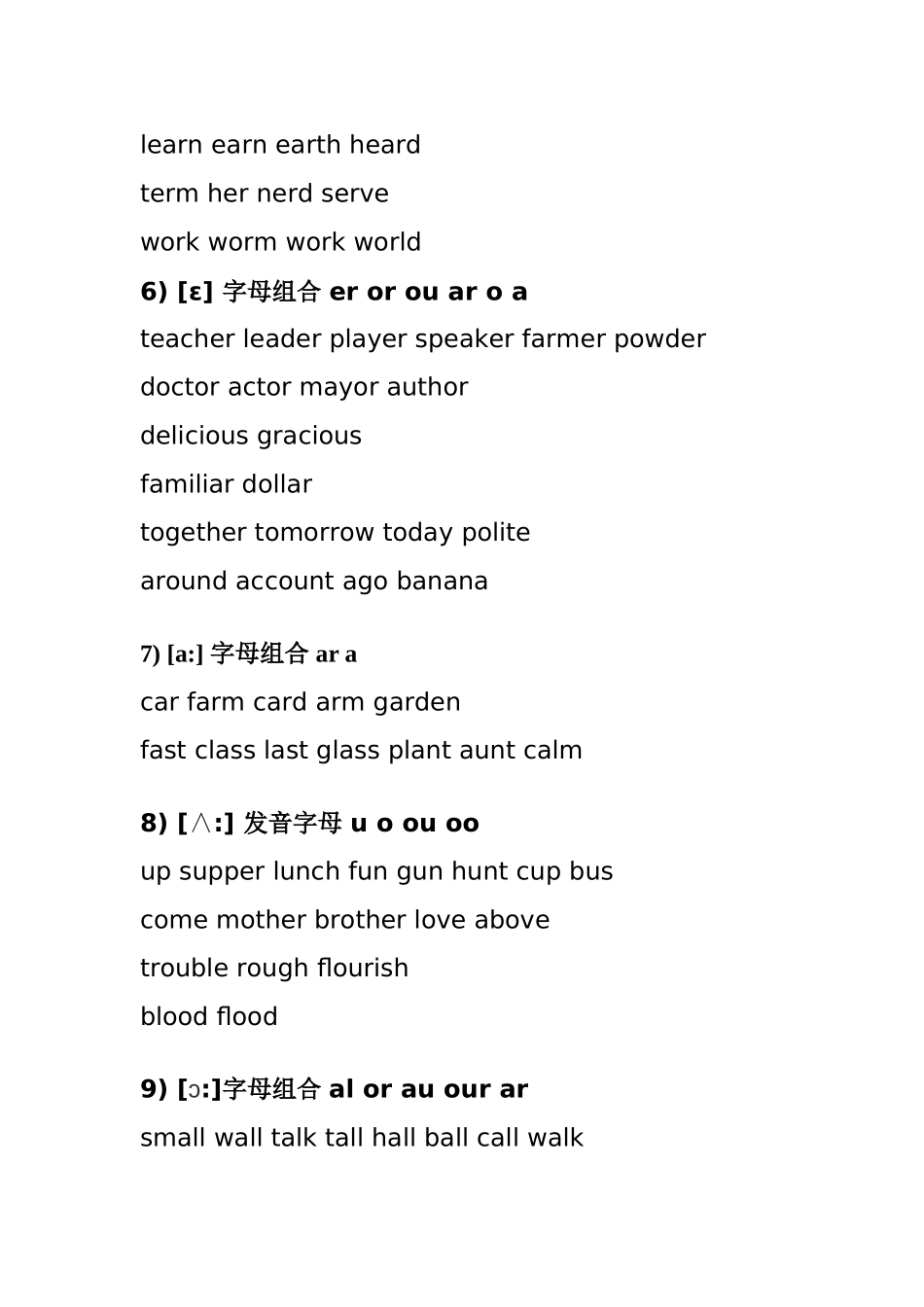 国际音标发音表_第3页