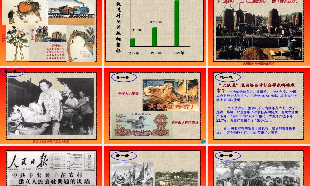 大跃进”和人民公社化运动