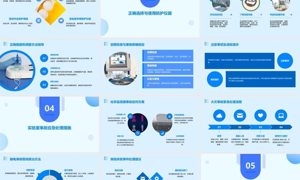 实验室安全与防护仪器注意事项