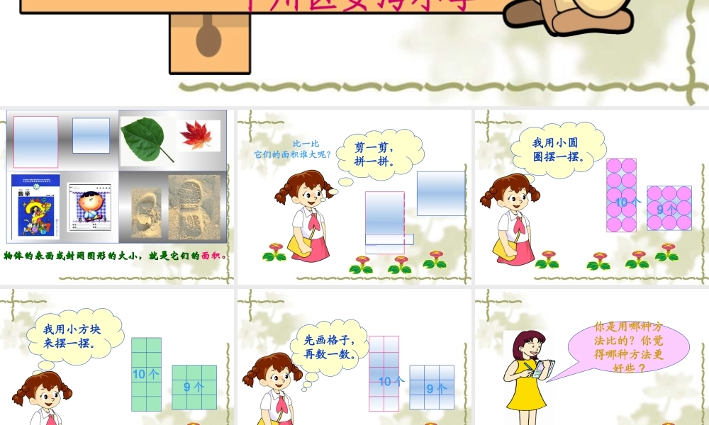 《什么是面积》课件