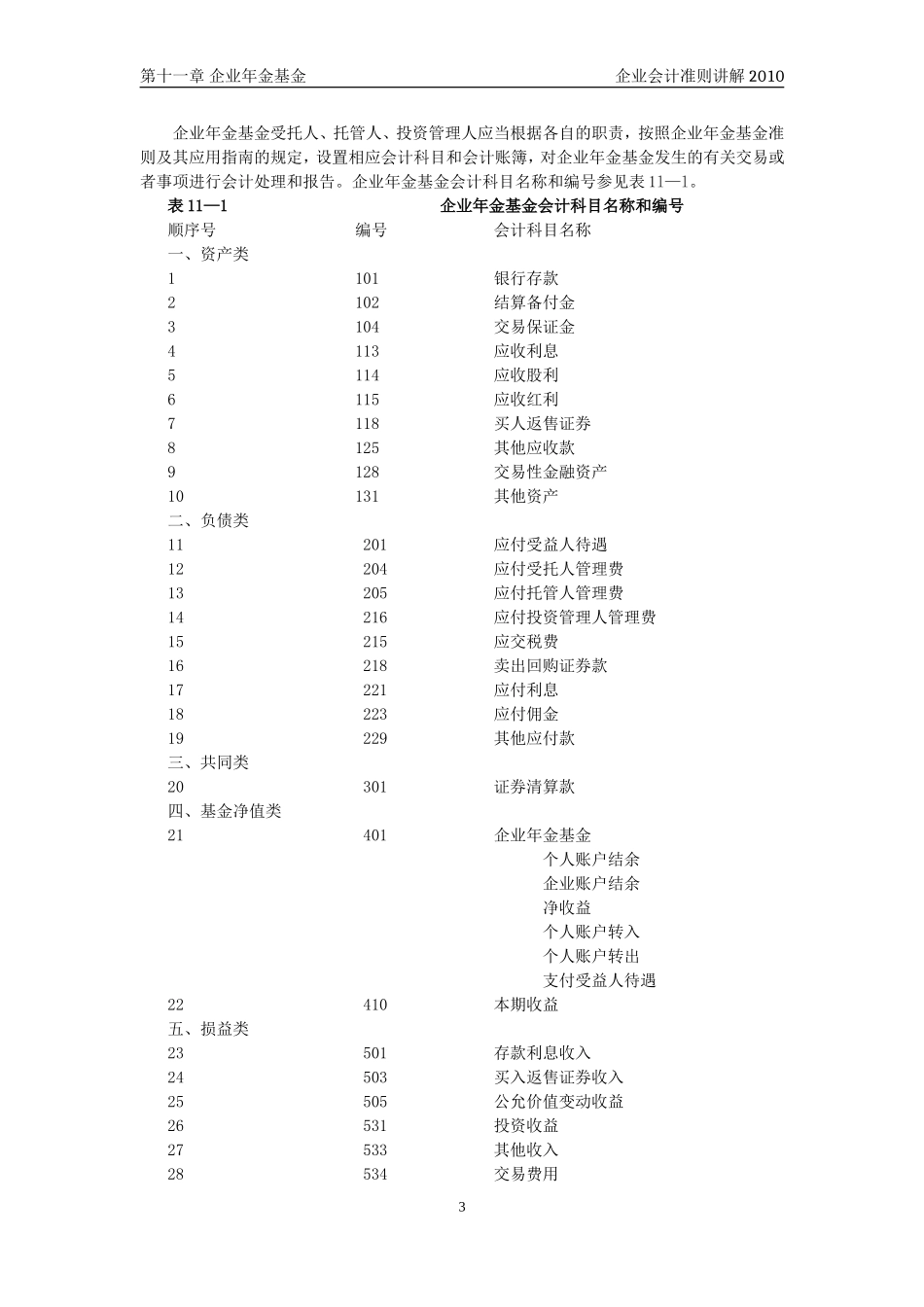 企业会计准则讲解11企业年金基金_第3页