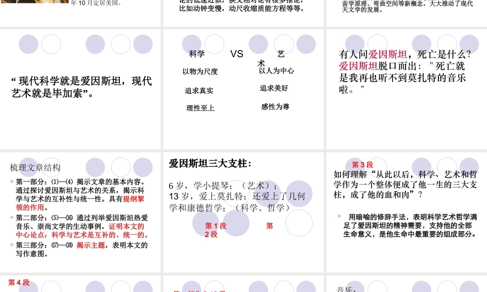爱因斯坦与艺术