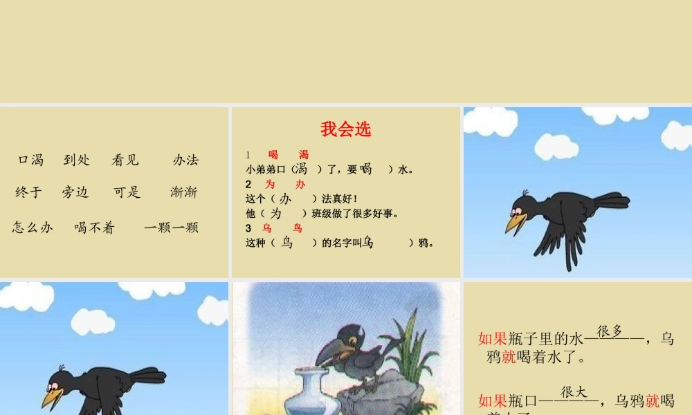 《乌鸦喝水》 (3)
