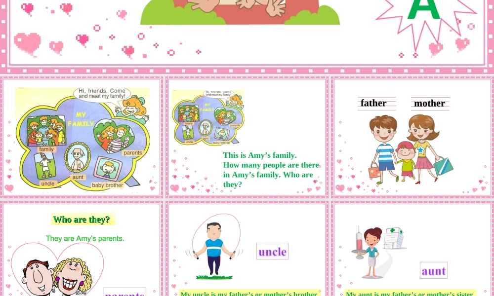 人教版小学四年级英语上册《Unit6_Meet_myf_amily》课件