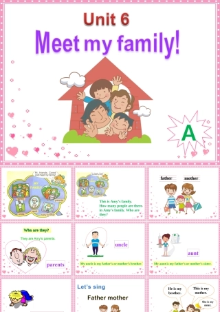 人教版小学四年级英语上册《Unit6_Meet_myf_amily》课件