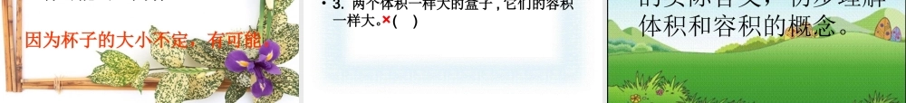 《体积与容积》PPT