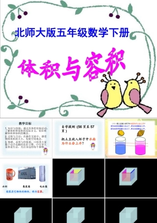 《体积与容积》PPT