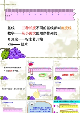 厘米的认识课件