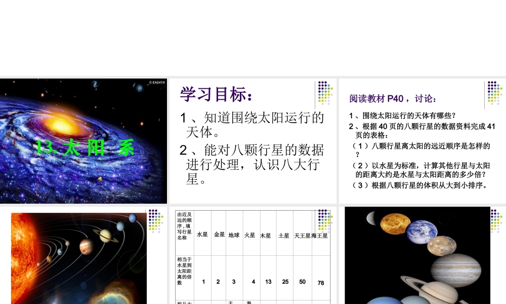 《太阳系》PPT课件