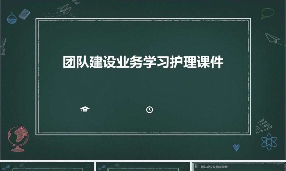 团队建设业务学习护理课件