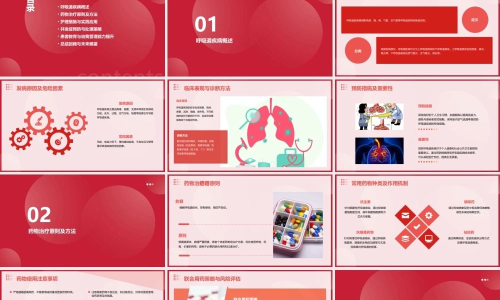 呼吸道疾病药物使用与护理