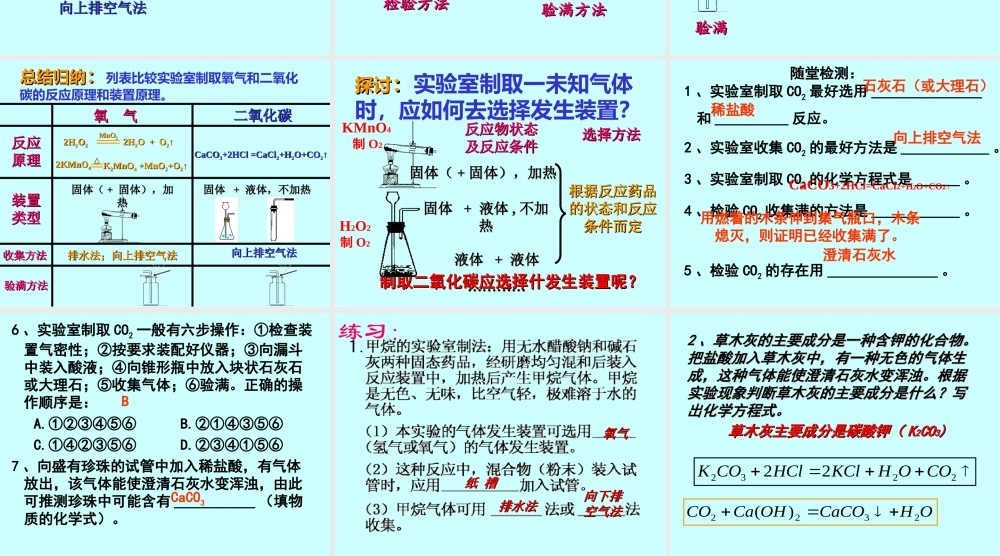 【精品课件】二氧化碳制取的研究1N
