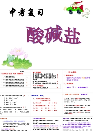 酸碱盐复习20141204