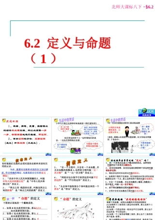 定义与命题课件