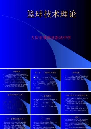 篮球运动技术理论