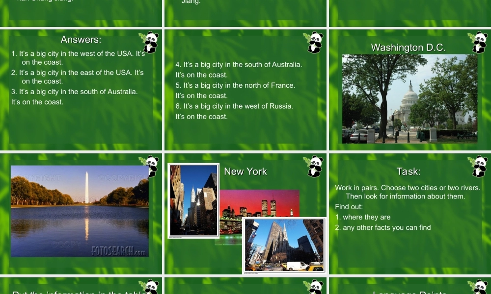 七年级外研社英语（下）Module5myhometownandcountryunit3课件