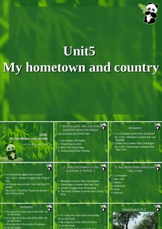 七年级外研社英语（下）Module5myhometownandcountryunit3课件