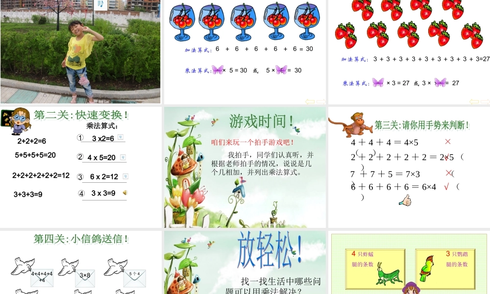 乘法的初步认识 (5)