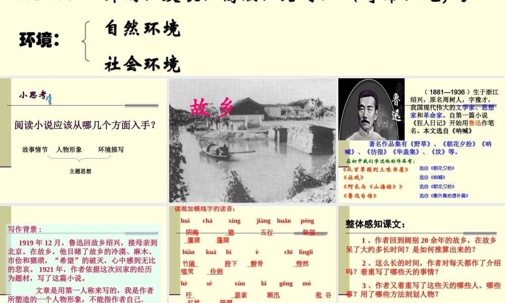 《故乡》课件12