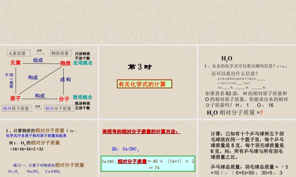 化合价与化学式（第5-6课时）