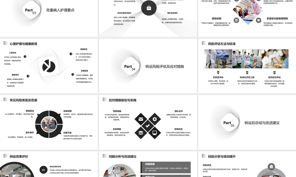 危重病人转运操作培训护理课件