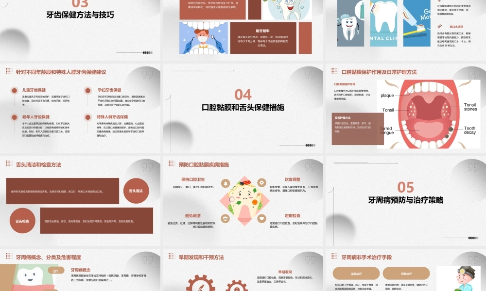 口腔科学之口腔卫生与保健知识课件