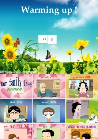 剑桥少儿英语一级上册Unit11_our_family_tree