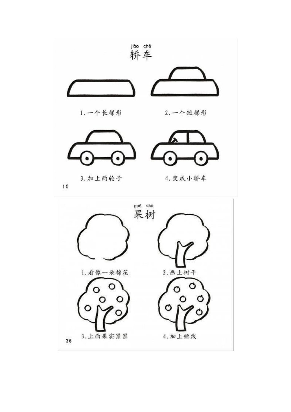 少儿简笔画宝贝学画画幼儿绘画教程_第2页