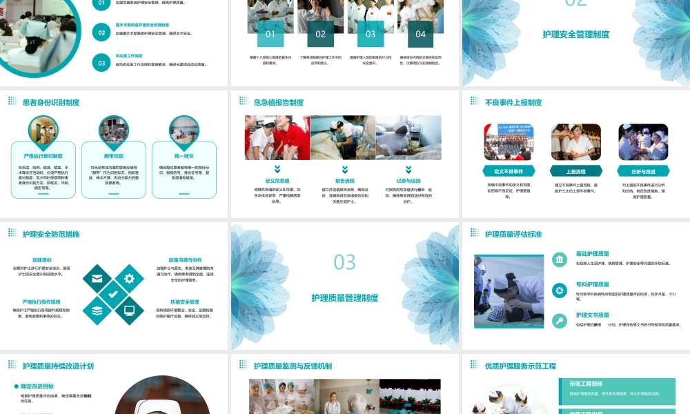 十八项核心制度培训护理课件