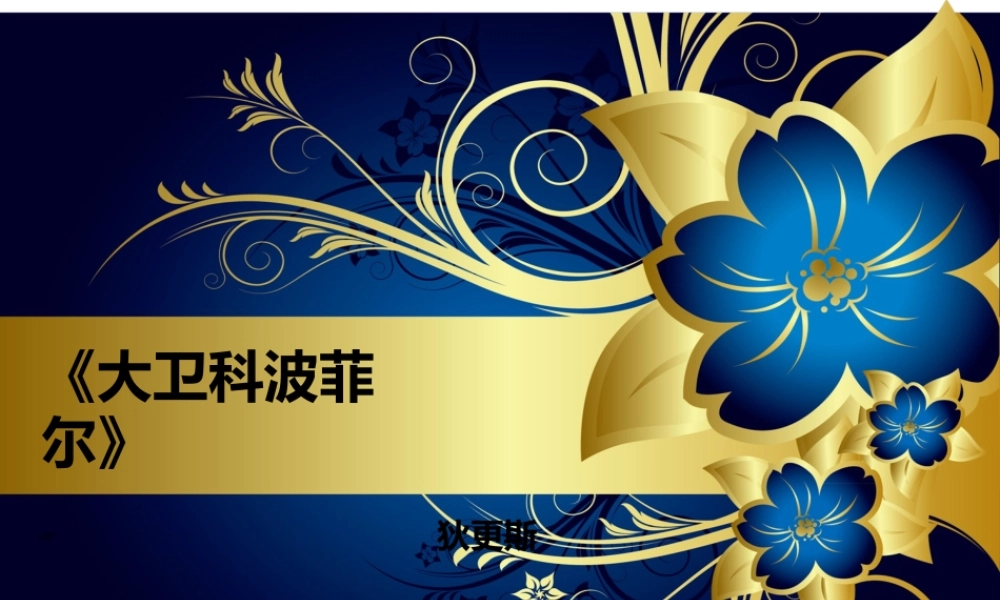 《大卫科波菲尔》