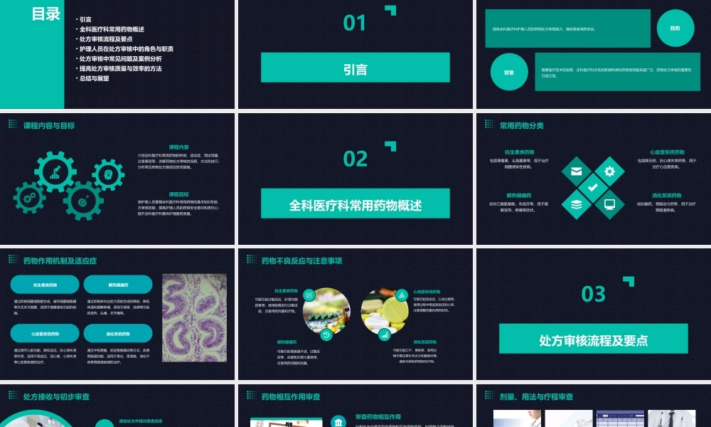 全科医疗科常用药物处方审核护理课件