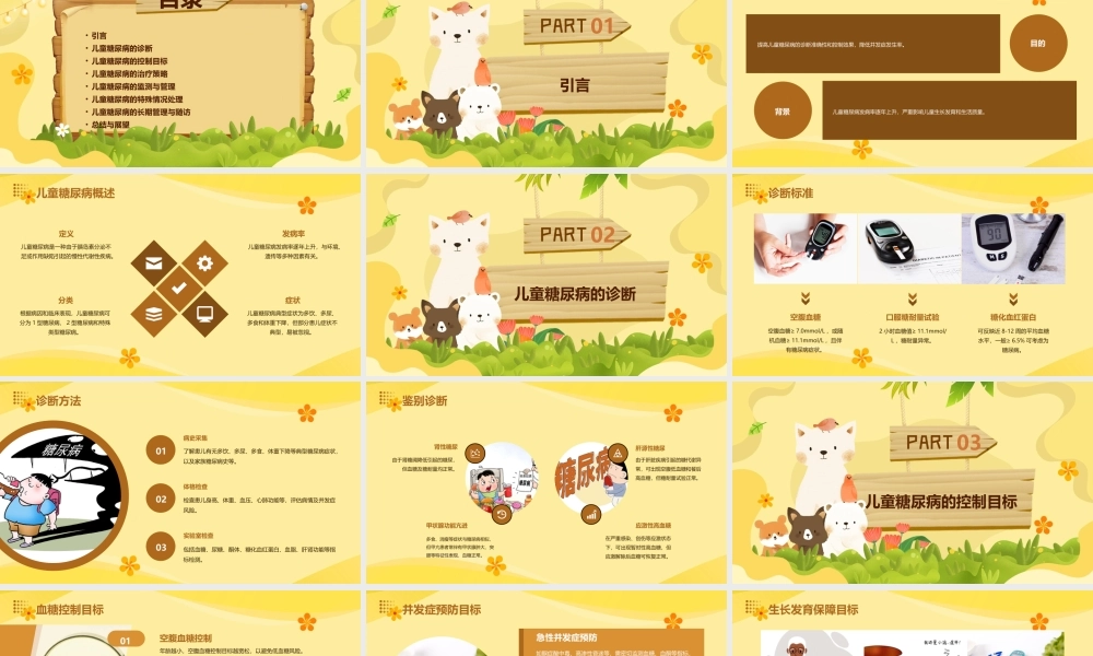 儿童糖尿病的诊断与控制