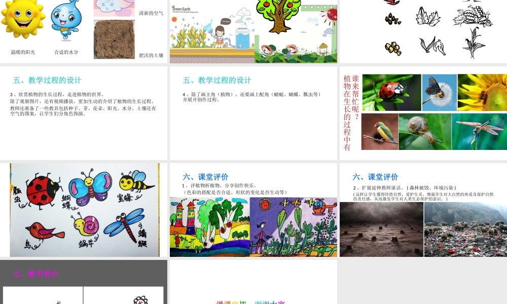 小学美术《长呀长》说课课件