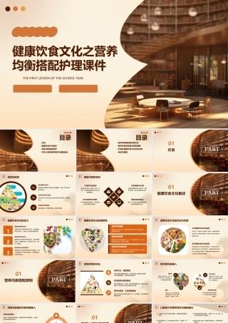 健康饮食文化之营养均衡搭配护理课件