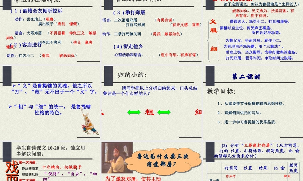 鲁提辖拳打镇关西定稿