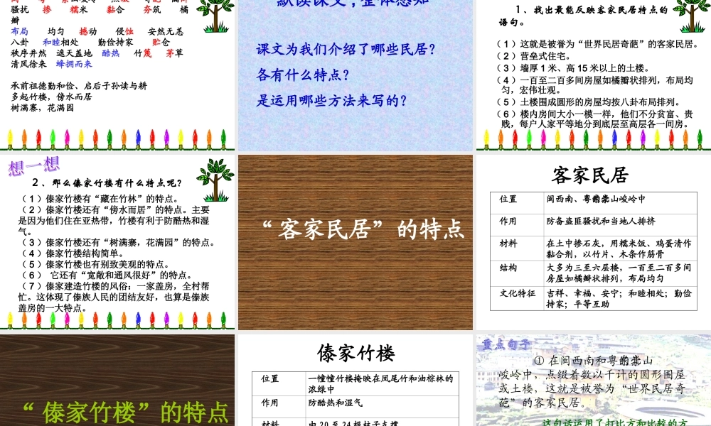 各具特色的民居新