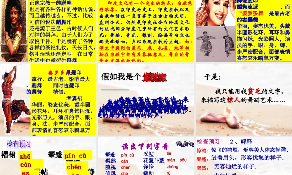观舞记教学课件