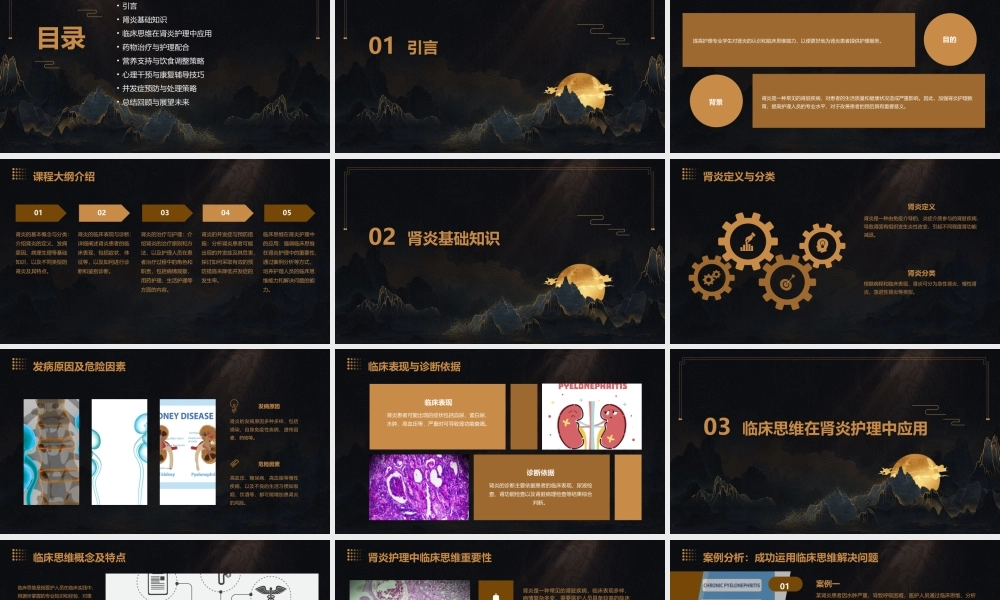 临床思维教学肾炎护理课件