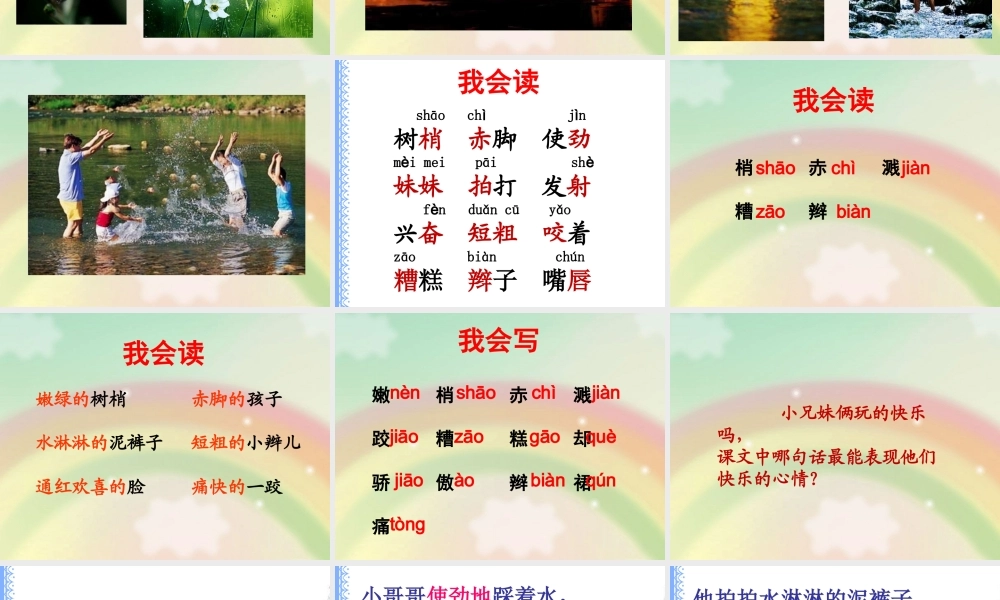 三年级下册第2课《雨后》教学课件（课文讲解）