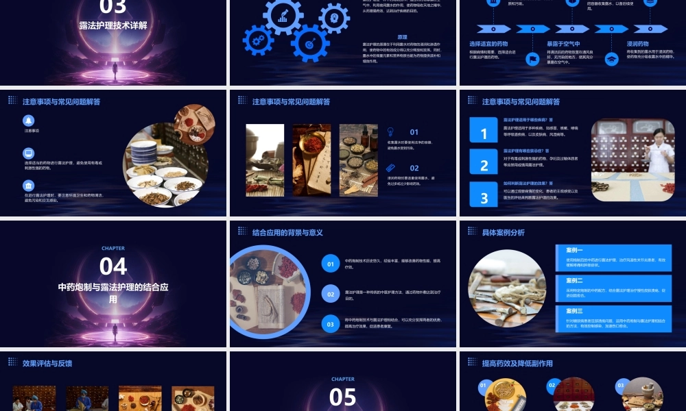中药炮制技术之露法护理课件