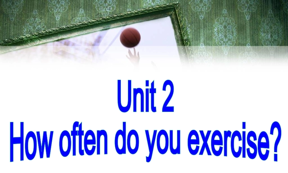 新目标八年级unit2SectionA1